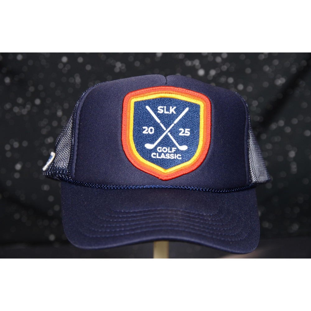 Aviator Nation SLK Golf Classic Hat Cap Mens One Size Blue Trucker Mesh Snapback